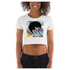Rave Girl Colorful Printed Women's Crop T-Shirt
