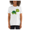 Turtle Sloth Emoji Colored Printed T-Shirt