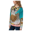 Stormy Owl All-Over Printed Unisex Sweatshirt
