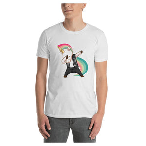 Metal Head Unicorn Colored Printed T-Shirt