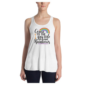 We Have Rainbows Women's Racerback Tank with Printed Design
