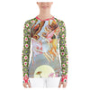 Summer Solstice Brightly Colored Printed Rashguard