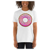Breakfast Donut Emoji Colored Printed T-Shirt
