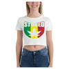 I am Blitzed Side Printed Women's Crop T-Shirt