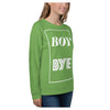 Boy Bye Apple All-Over Printed Unisex Sweatshirt