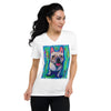 Bully For You Colorful Print V-Neck Unisex T-Shirt