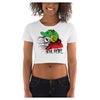 Rebel Yell Cotton Side Seamed Women's Crop T-Shirt