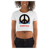 Woodstock Colorful Printed Women's Crop T-Shirt