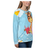 Bedtime Giraffe All-Over Printed Unisex Sweatshirt