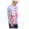 The Lucky Flamingo All-Over Printed Unisex Sweatshirt