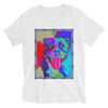 The Bruiser Colorful Print V-Neck Unisex T-Shirt