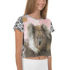 Koala-Ki AOP Stretch Fabric Women's Crop T-Shirt