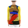 Relax Go To IT! Brightly Colored Printed Women's Rash Guard