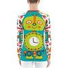 Timmy Robot Brightly Colored Printed Women's Rash Guard