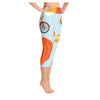 Cruisin' Giraffe Colorful Print Women's Yoga Capris Legging