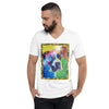 Boxer Briefs Colorful Print V-Neck Unisex T-Shirt