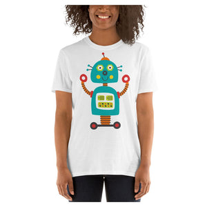 Leroy the Robot Colored Printed T-Shirt