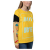 Boy BYE Flapper All-Over Printed Unisex Sweatshirt