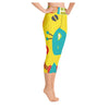 Leroy Colorful Print Women's Yoga Capris Legging