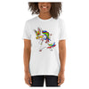 Rainbow Dab Unicorn Colored Printed T-Shirt