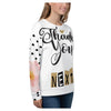 Thank You NEXT! All-Over Printed Unisex Sweatshirt