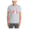 Golden Sparkle Unicorn Cotton Unisex T-Shirt