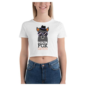 Zero Fox Given Colorful Printed Women's Crop T-Shirt