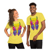 Rainbow Butterfly Side Seamed Cotton T-Shirt