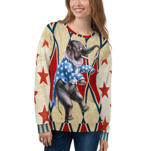 Star Spangled All Over Print Unisex Sweatshirt
