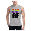 Gay AF Men's Shirt with Printed Design