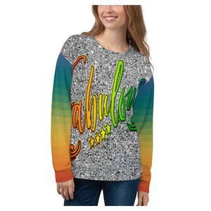 Fabu Glitterati All-Over Printed Unisex Sweatshirt