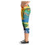 Swan Lake Olympus Colorful Print Women's Capris Legging