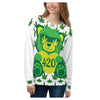 Green Bear All Over Print Unisex Sweatshirt