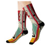Paris Folies Socks with Sublimated Colorful Design