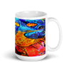 Rottie Smiles Microwave Safe Colorful Printed Mug, 15 oz