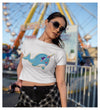 Dolphin Unicorn Colored Printed T-Shirt