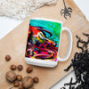 Princessa Microwave Safe Colorful Printed Mug, 15 oz