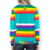 Rainbow Romper French Terry Crew Neck Unisex Sweatshirt