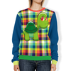 Snapping Turtle French Terry Crew Neck Unisex Sweatshirt