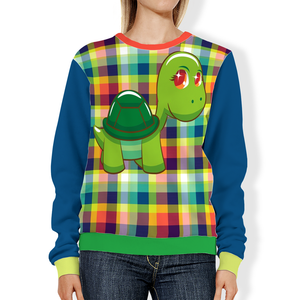 Snapping Turtle French Terry Crew Neck Unisex Sweatshirt