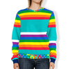 Rainbow Romper French Terry Crew Neck Unisex Sweatshirt