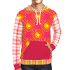 Red Saffron Unisex Pullover Hoody with Kangaroo Pocket