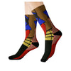 Relax Go to IT! Socks with Sublimated Colorful Design (Brown)