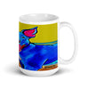 Seaside Pittie Microwave Safe Colorful Printed Mug