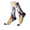 Senegalese Socks with Sublimated Colorful Design