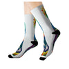 Swan Lake Socks with Sublimated Colorful Design