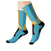 Tahiti Girl Socks with Sublimated Colorful Design