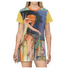 Twilight Fairy Colorful Printed Women's T-shirt Dress