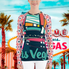 Las Vegas Cool Brightly Colored Printed Rashguard
