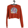 Sea Treasures Dropped Shoulder Cut Women's Crop Sweatshirt